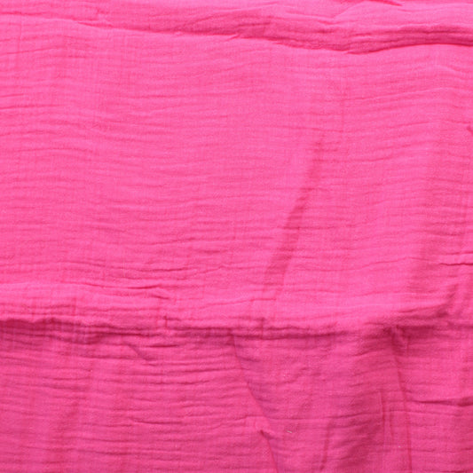 Pinkki Puuvillainen Tuplaharso - Pala