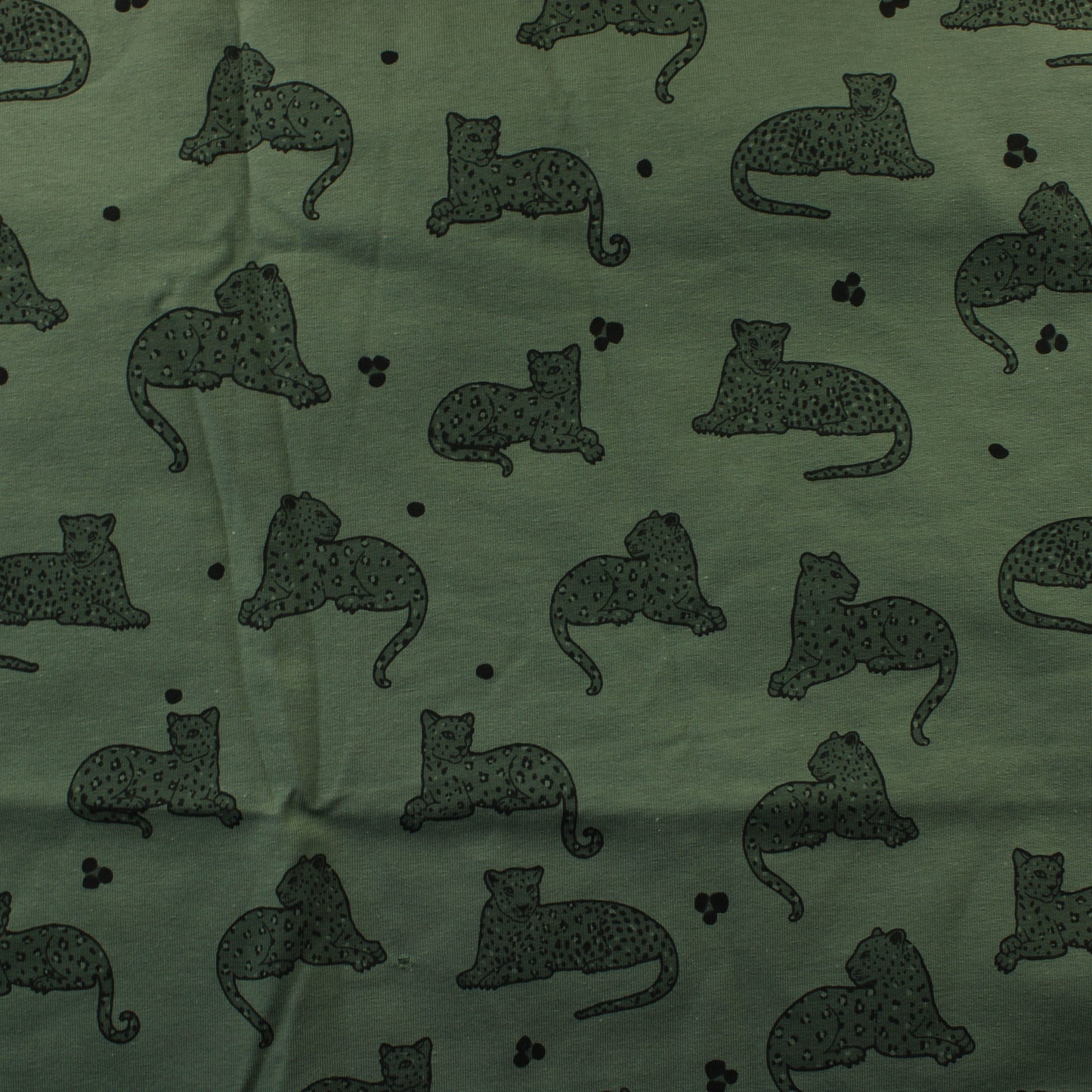 Pantterikuvioinen Vihreä Harjattu JC - Pala