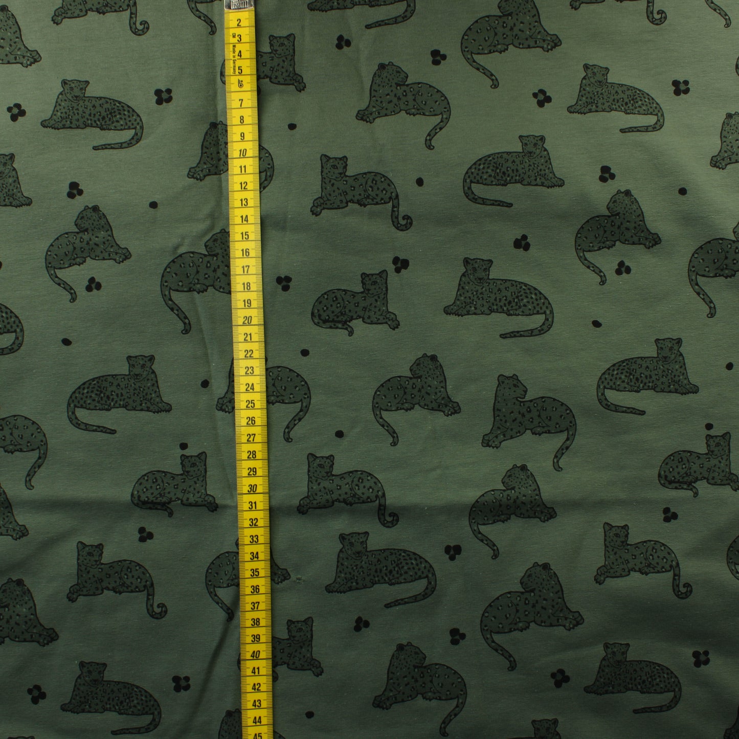 Pantterikuvioinen Vihreä Harjattu JC - Pala