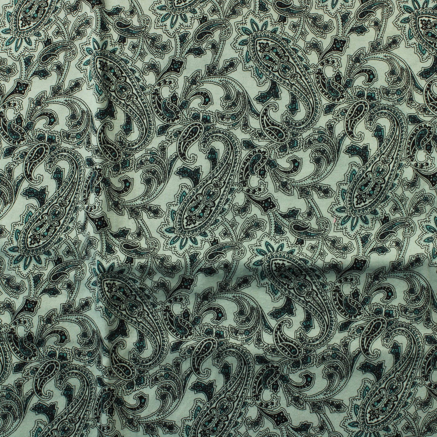 Vihertävänharmaa kuviollinen Trikoo - Pala