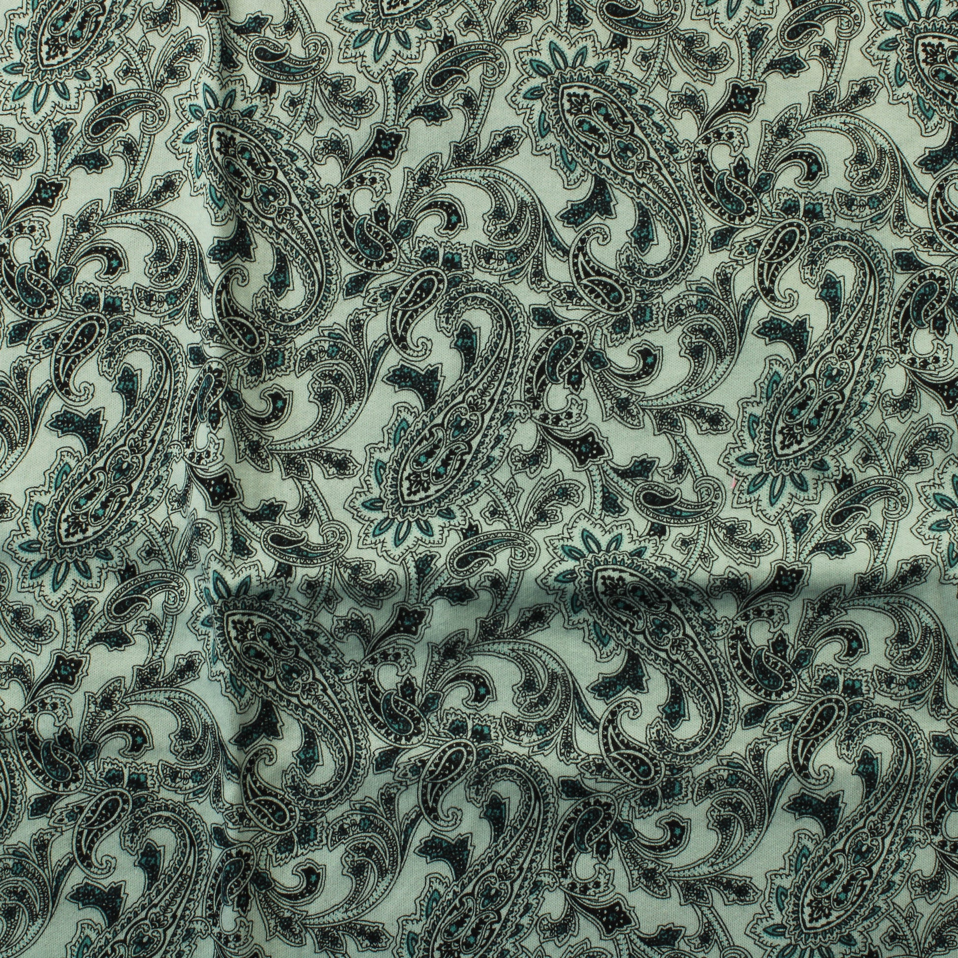 Vihertävänharmaa kuviollinen Trikoo - Pala