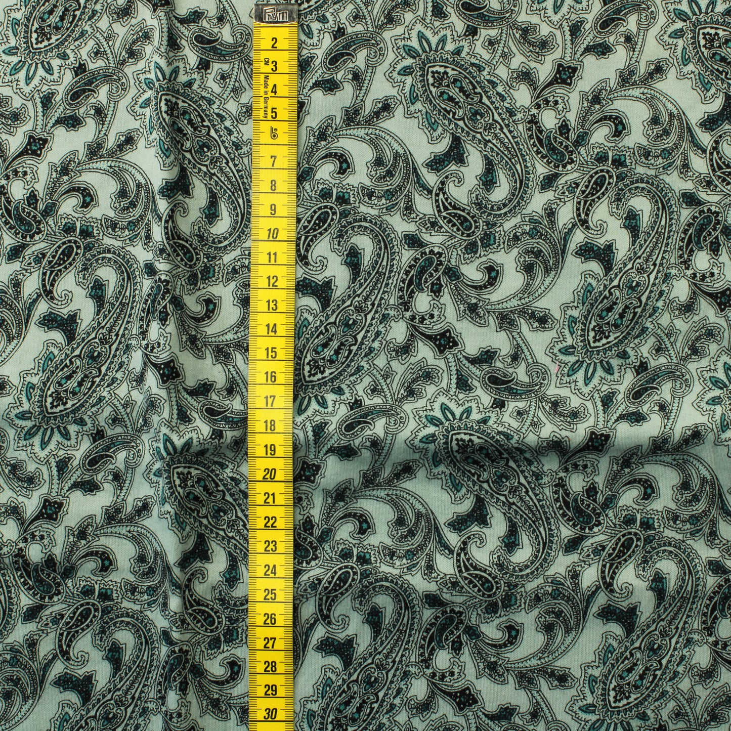 Vihertävänharmaa kuviollinen Trikoo - Pala