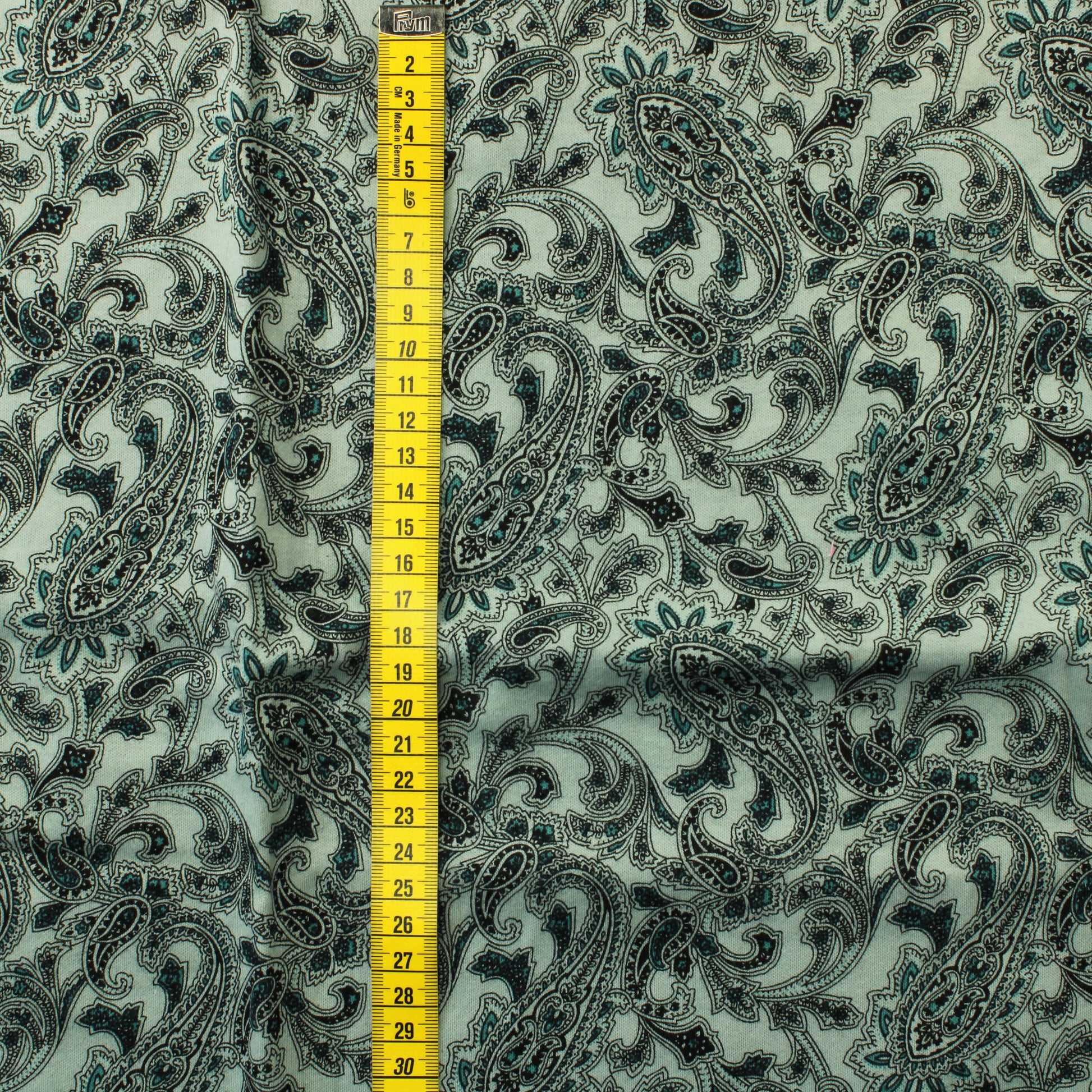 Vihertävänharmaa kuviollinen Trikoo - Pala