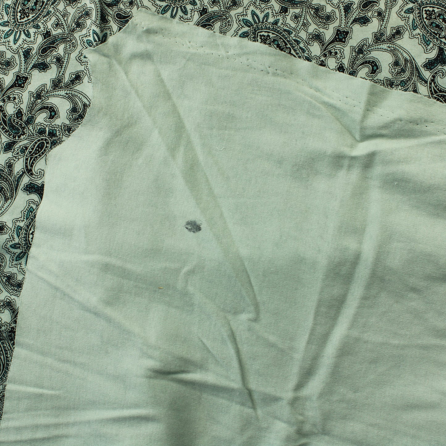 Vihertävänharmaa kuviollinen Trikoo - Pala