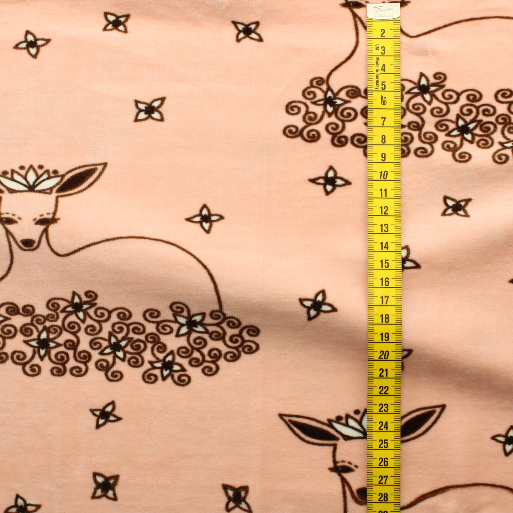 Pehmeiä Dear Deer Sametti - Pala