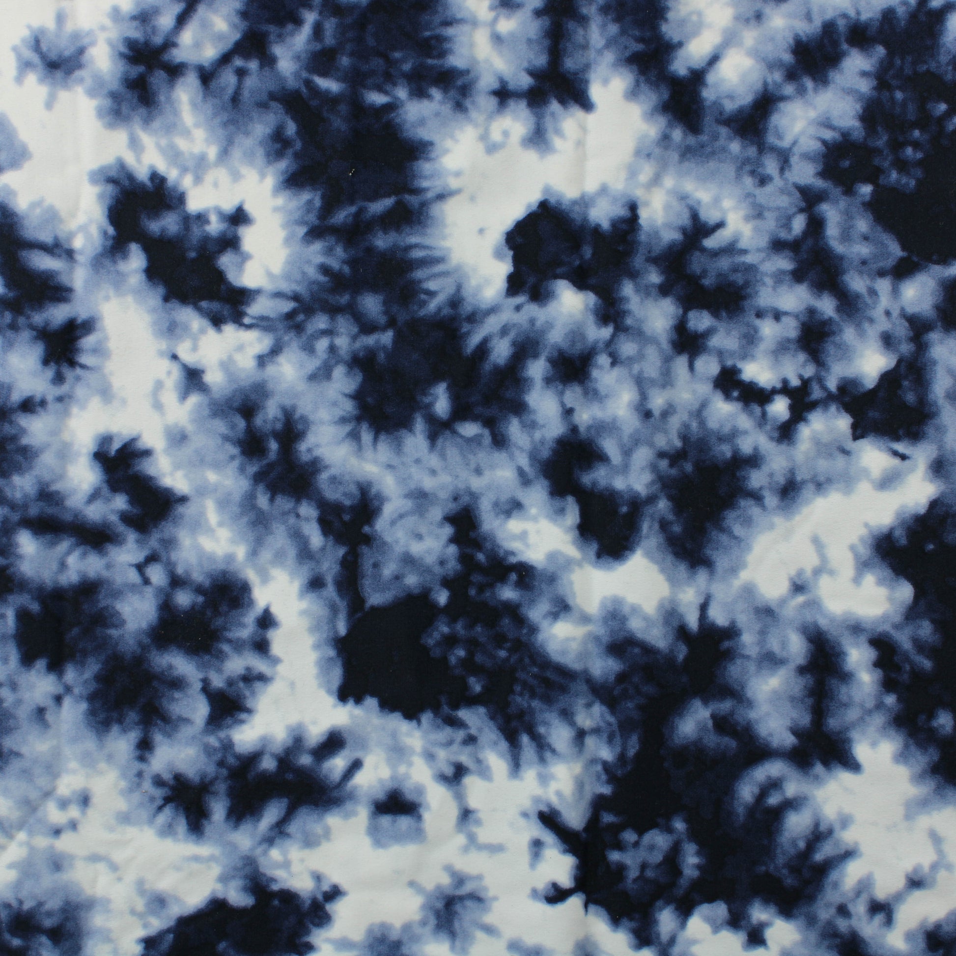 Sinivalkoinen kuviollinen ohut Lycra - Pala