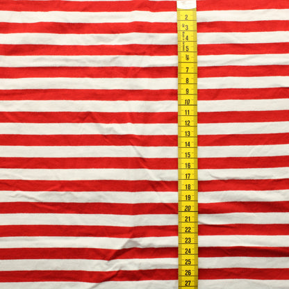 Punavalkoinen Raita Trikoo - Pala