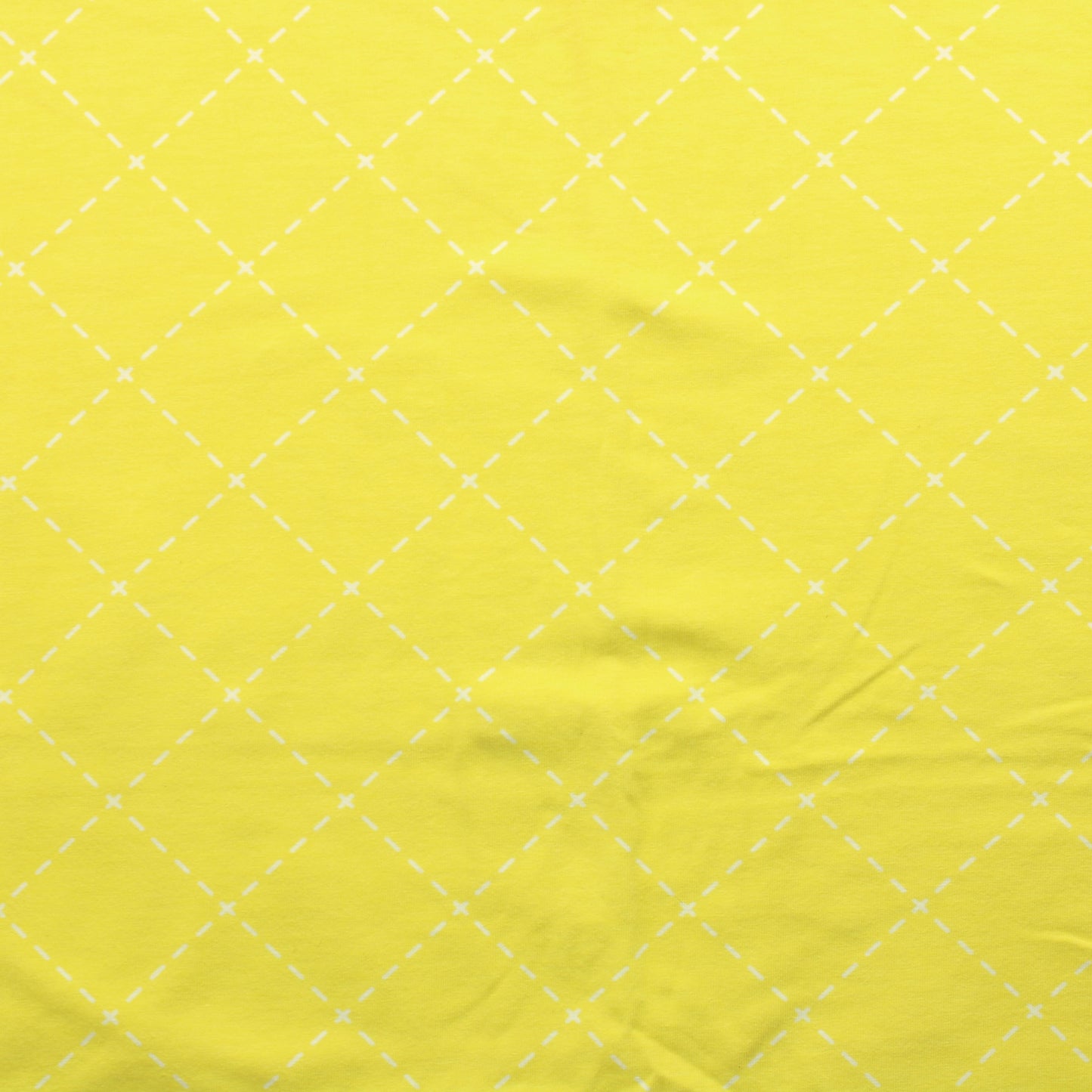 Tikatut neliöt keltaisella Trikoo - Pala