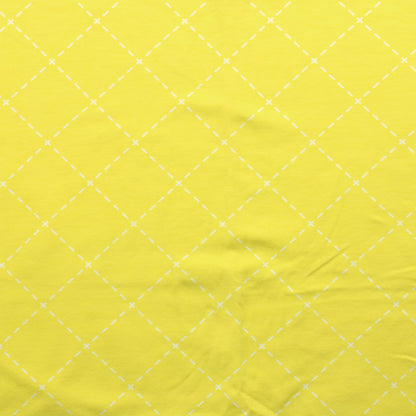 Tikatut neliöt keltaisella Trikoo - Pala