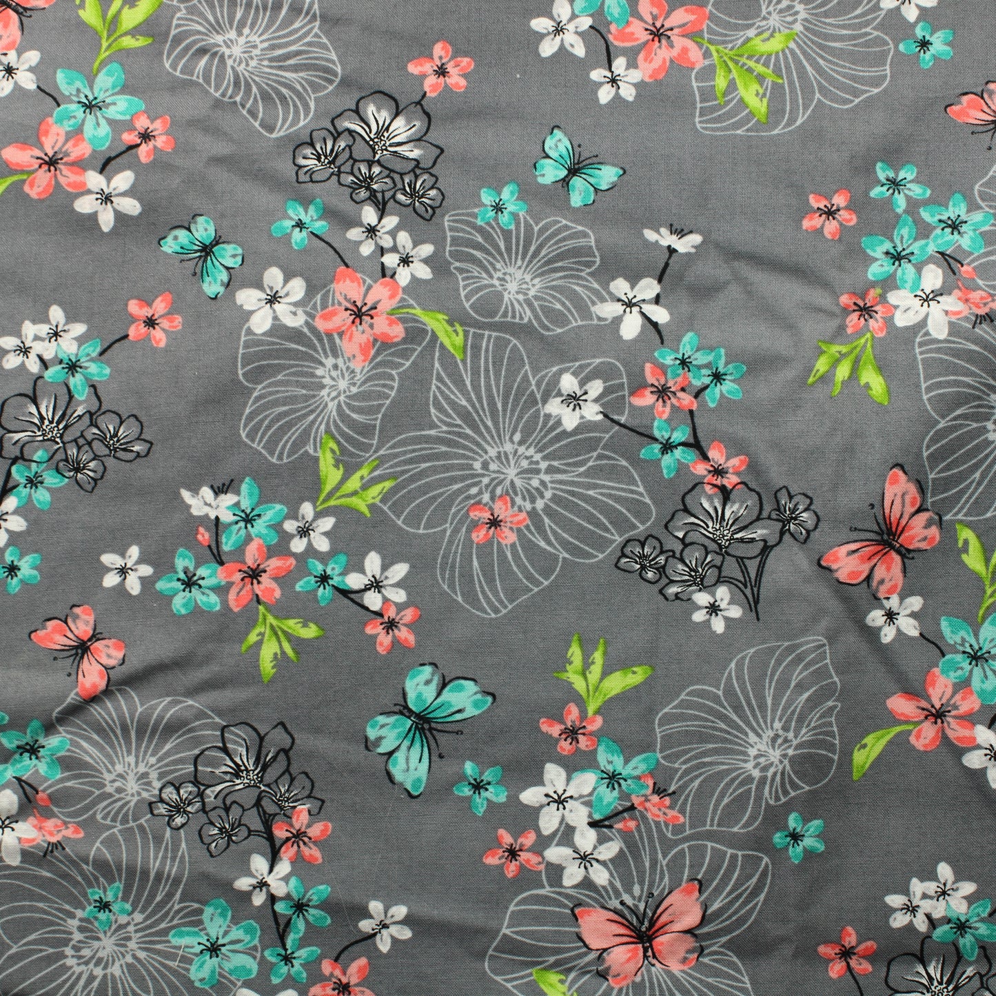 Harmaa Kukikas Puuvilla - Pala