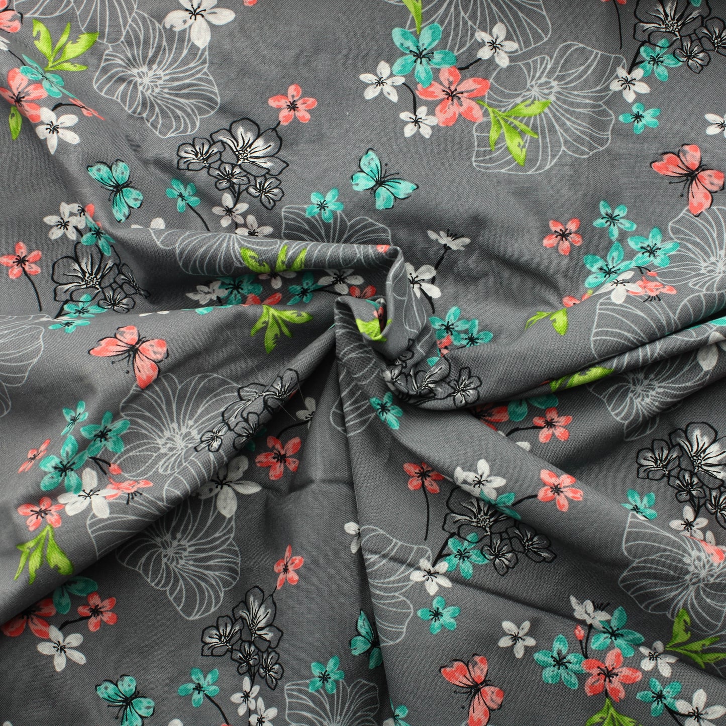 Harmaa Kukikas Puuvilla - Pala