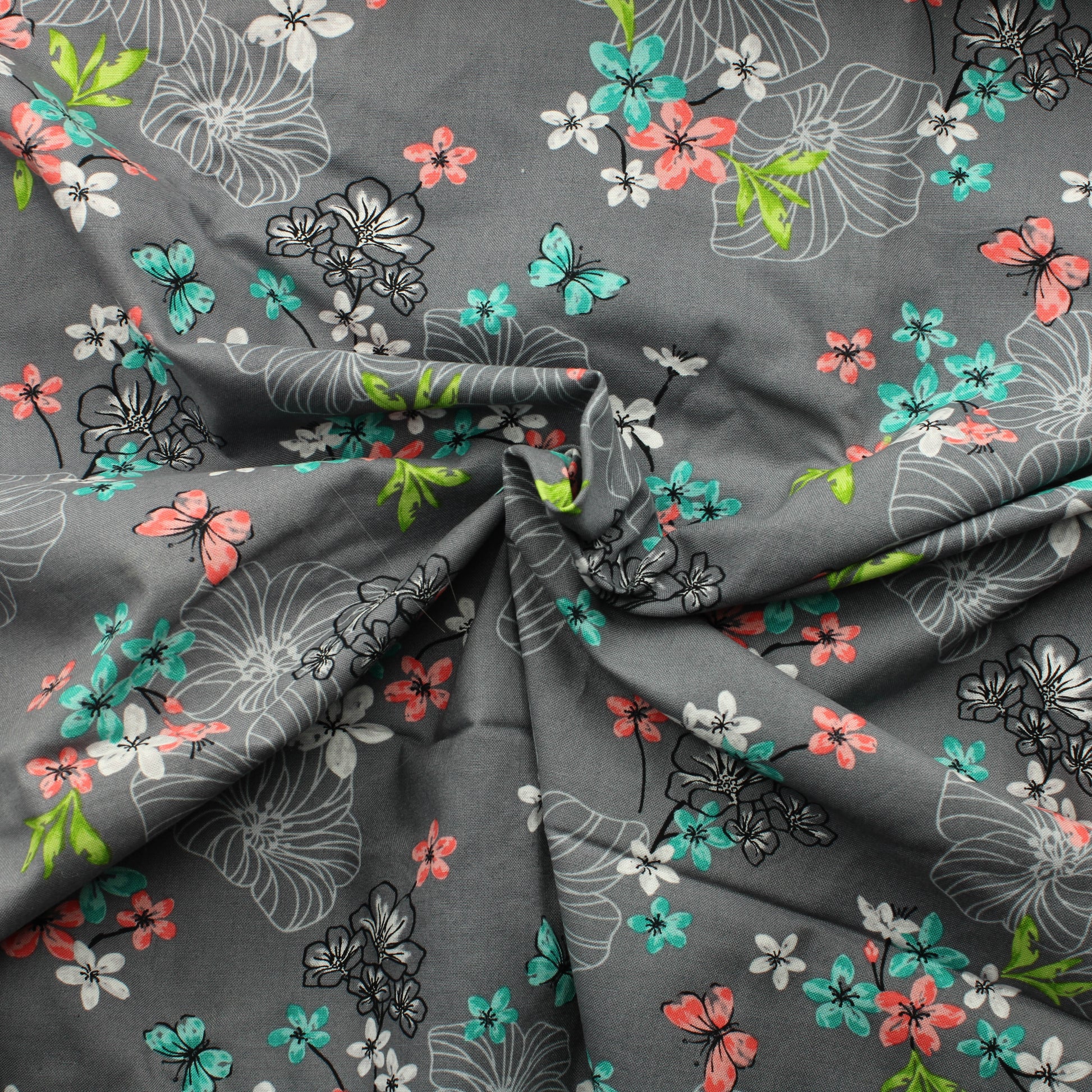 Harmaa Kukikas Puuvilla - Pala