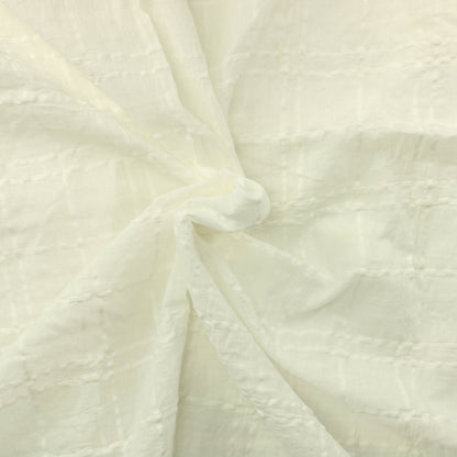 Valkoinen Ohut Puuvillaverho - Pala