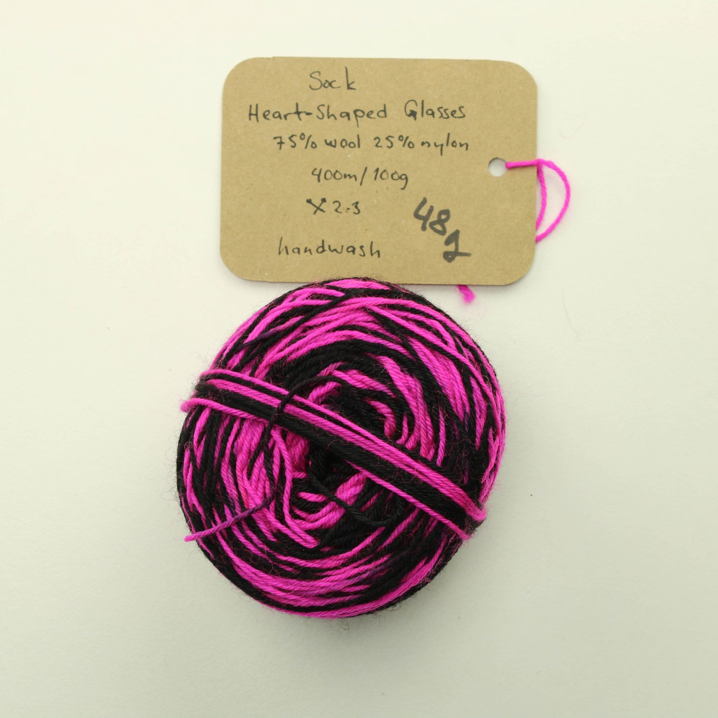 Yarn Grimoire yarns Sock 48g - Heart Shaped Glasses