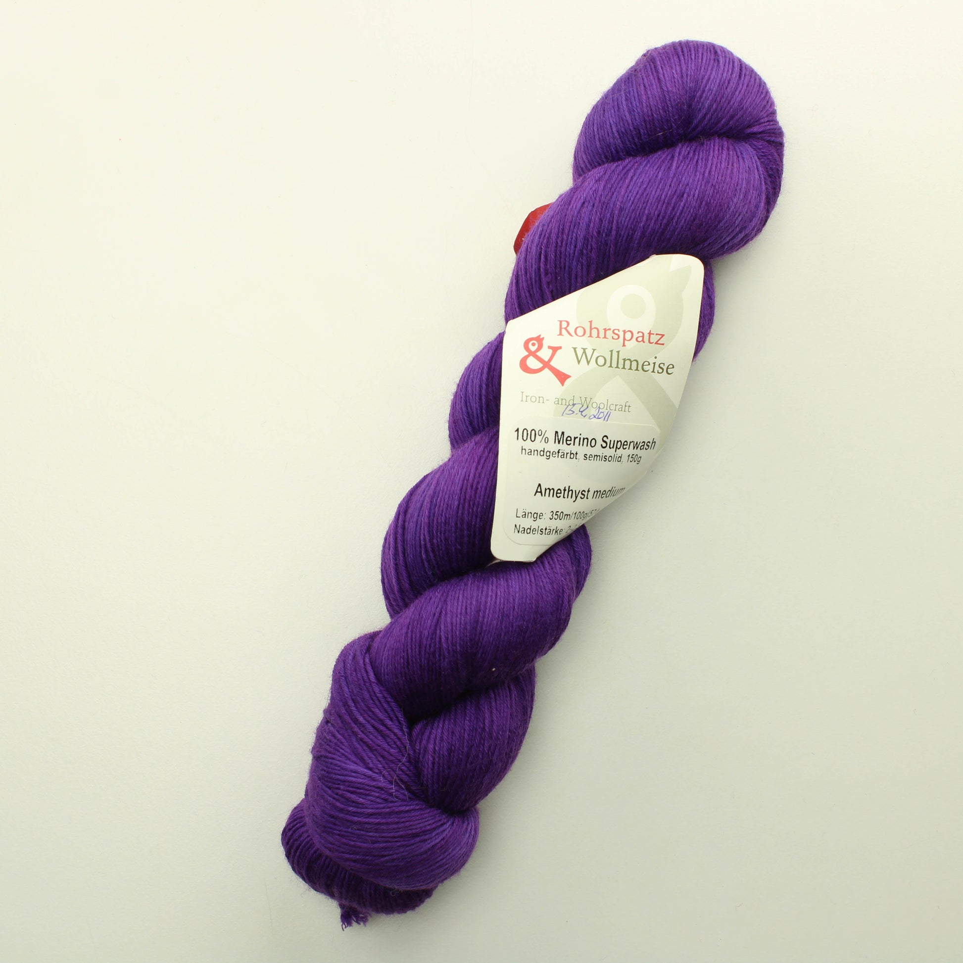 Rohrspatz Wollmeise Merino Superwash 150g - Amethyst Medium
