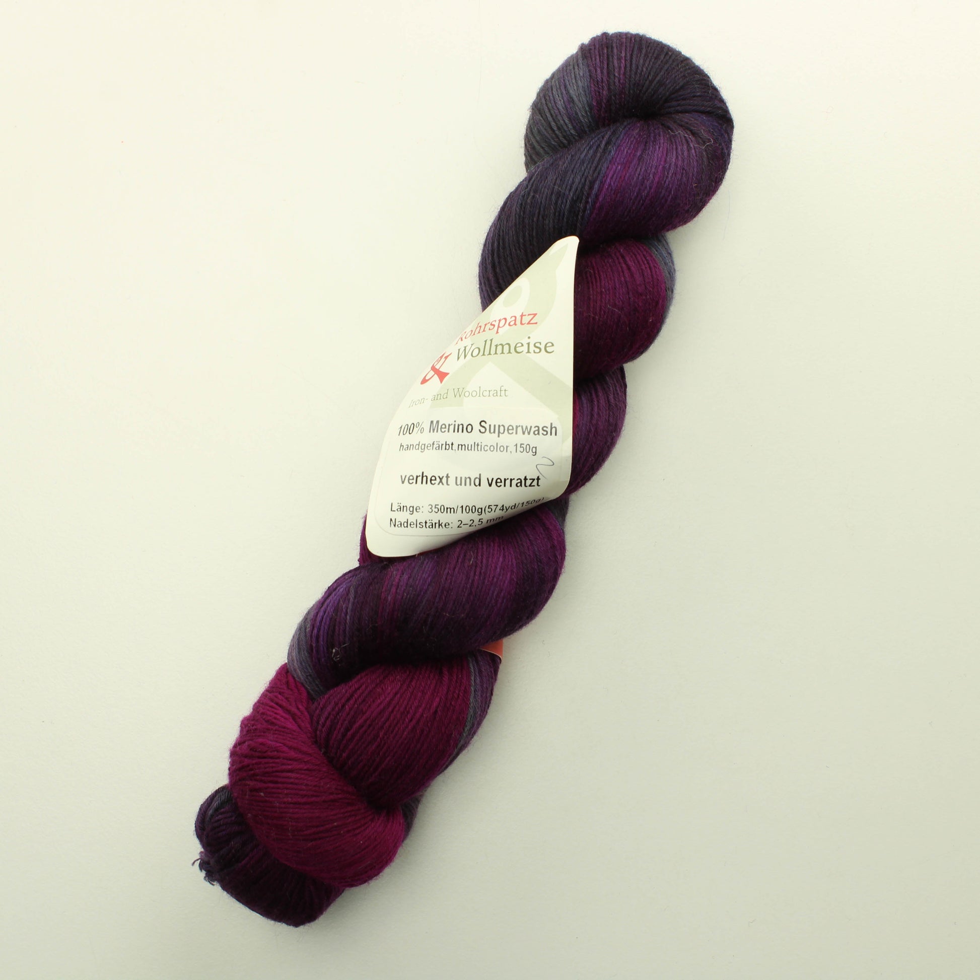 Rohrspatz Wollmeise Merino Superwash 150g - Verhext und verratzt