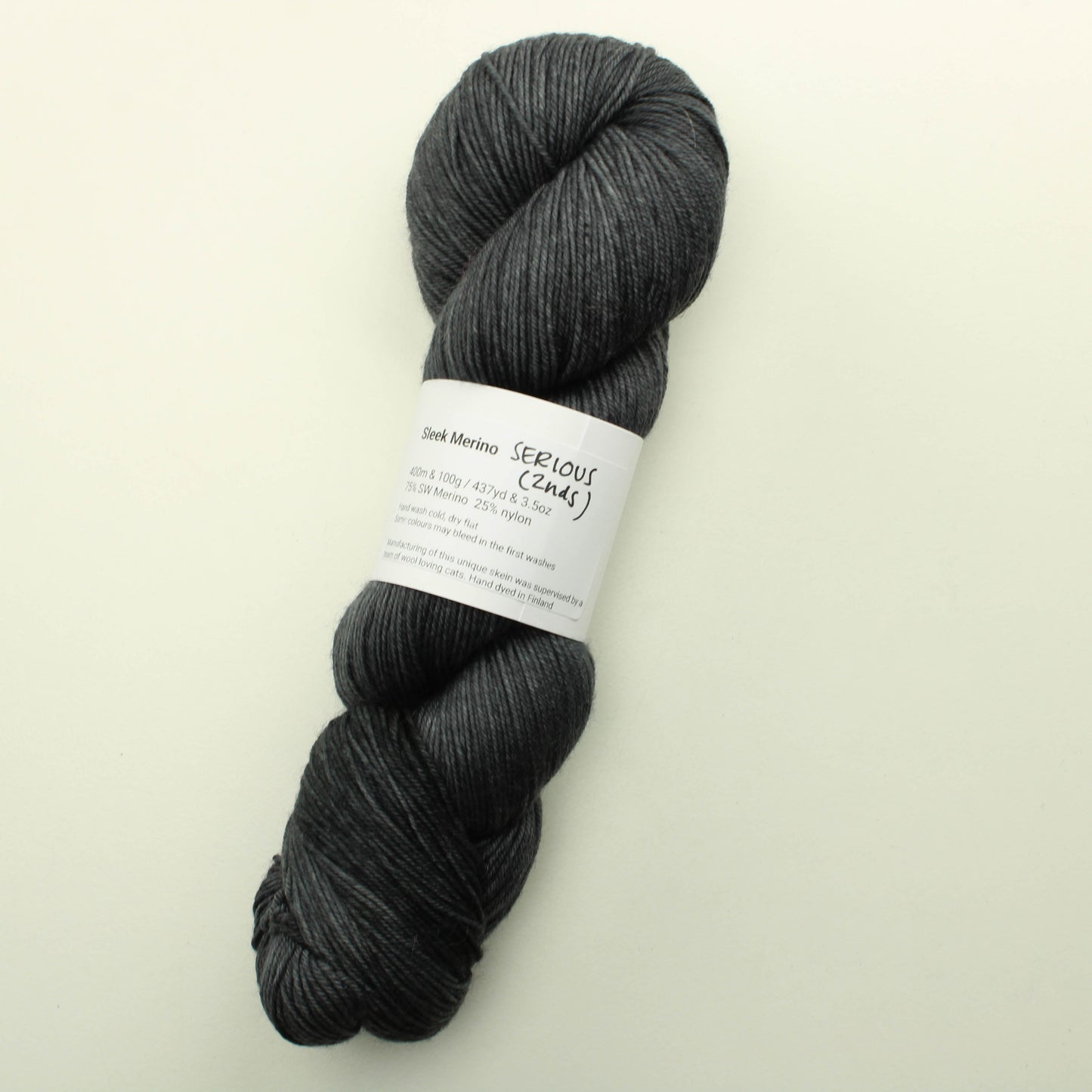 Eluded Fibres Sleek Merino - Serious (2nds)