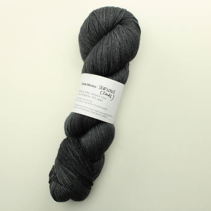 Eluded Fibres Sleek Merino - Serious (2nds)