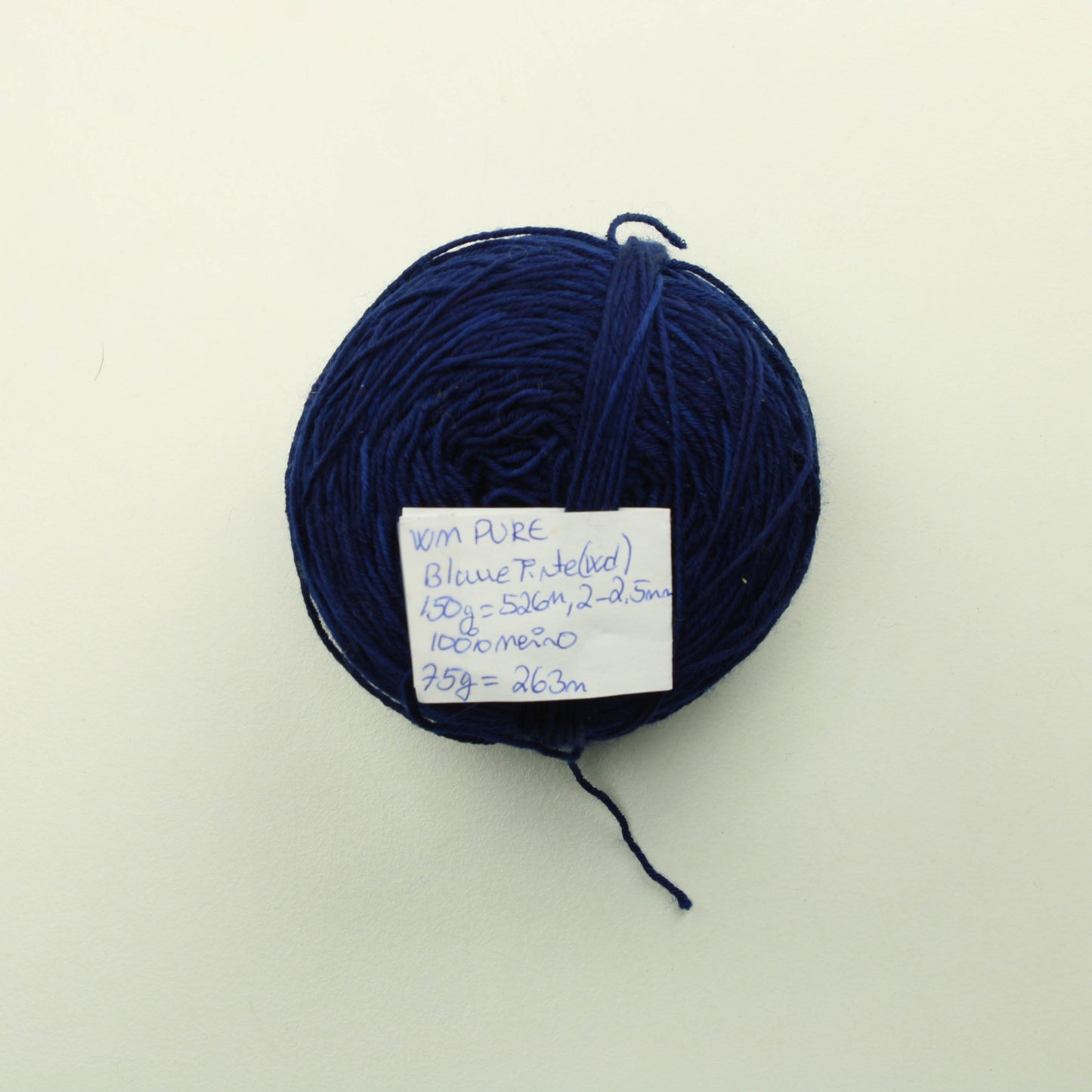 Rohrspatz Wollmeise Pure 75g - Blaue pinte