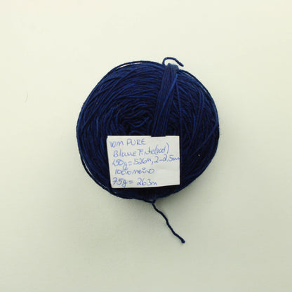 Rohrspatz Wollmeise Pure 75g - Blaue pinte