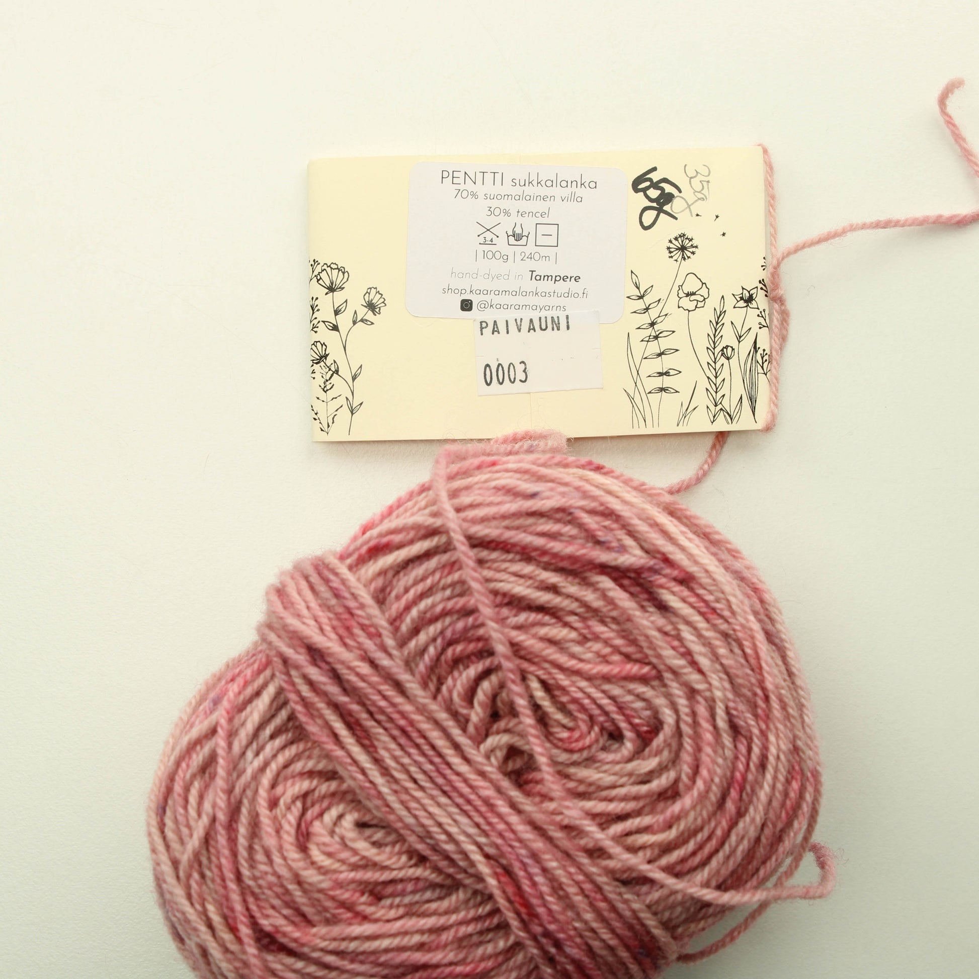 Kaarama Pentti villasukkalanka 65g - Päiväuni