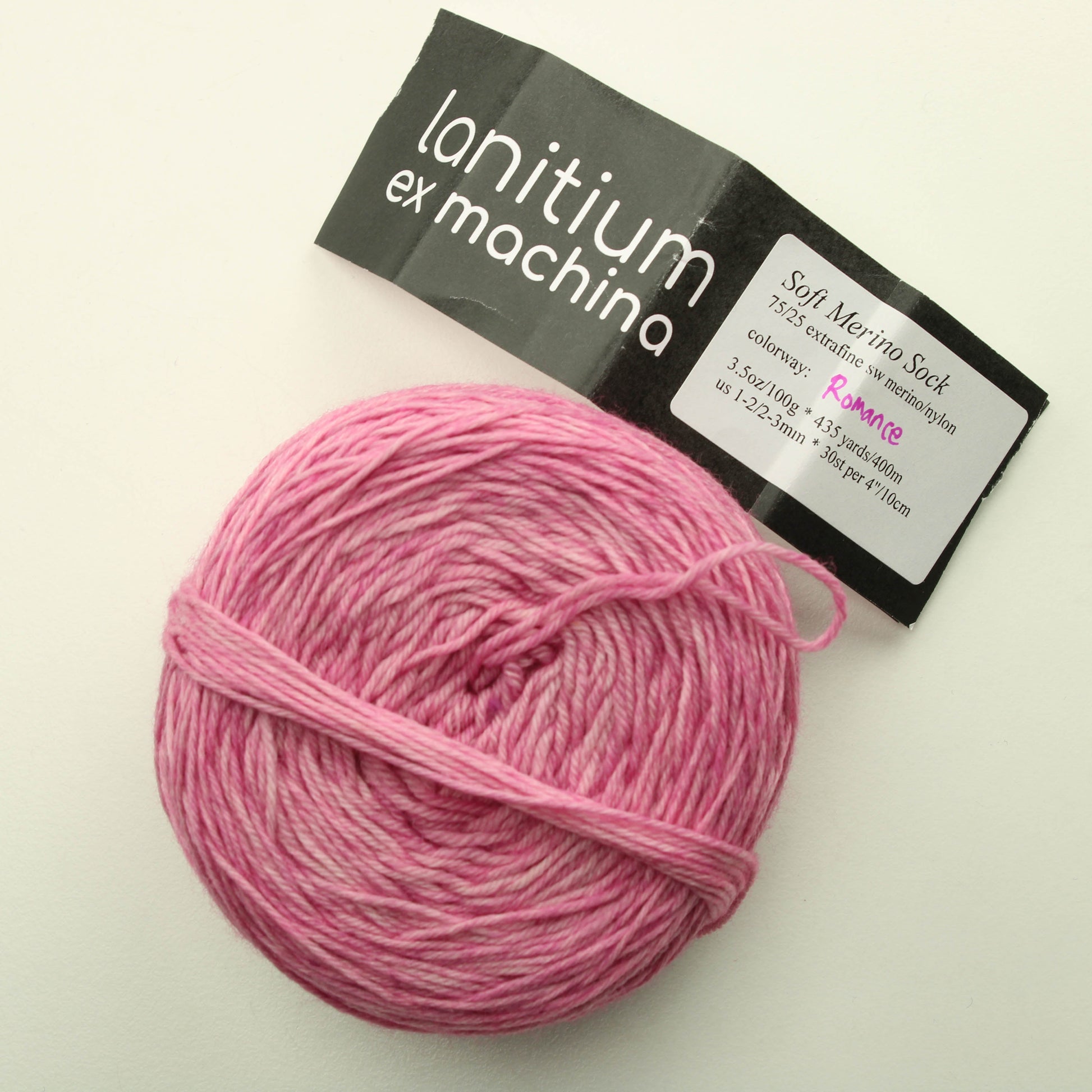 Lanitum ex Machina Soft Merino Sock - Romance