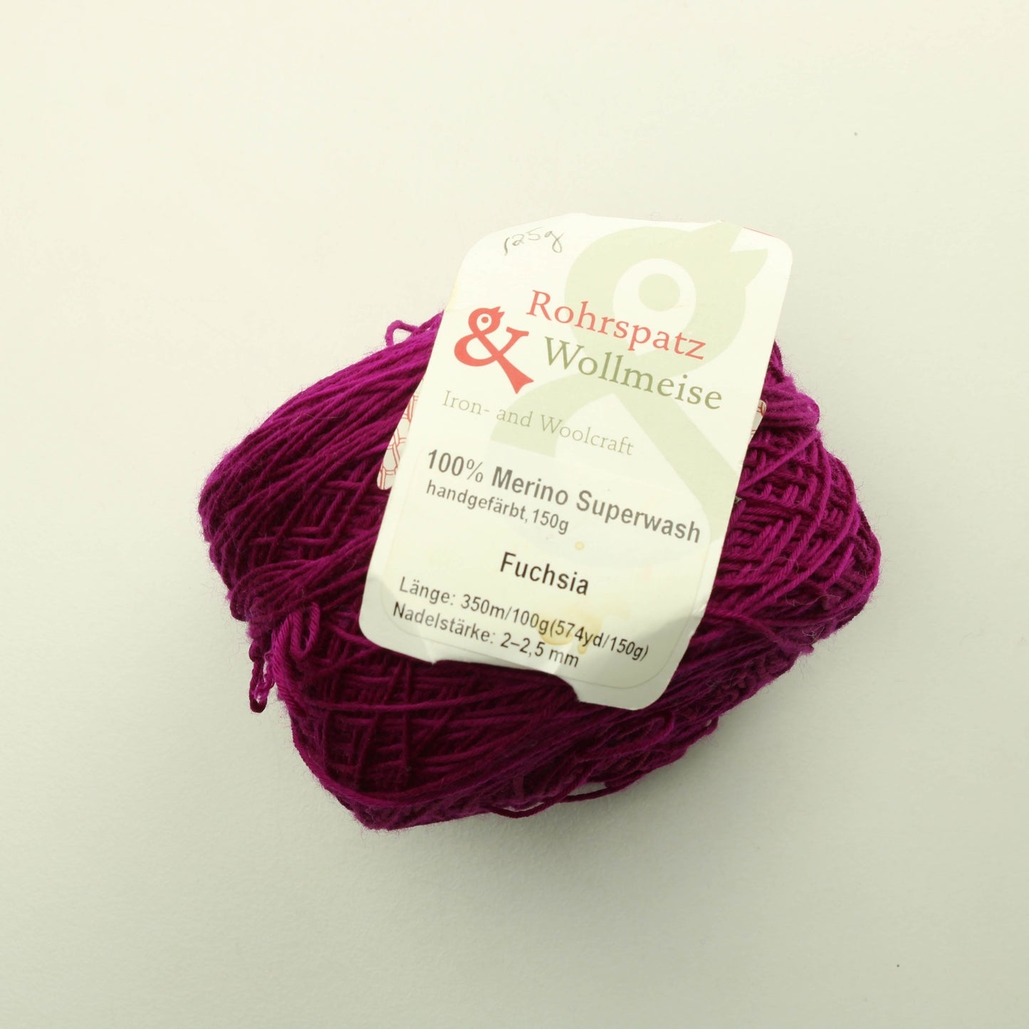 Rohrspatz Wollmeise Merino Superwash 125g - Fuchsia