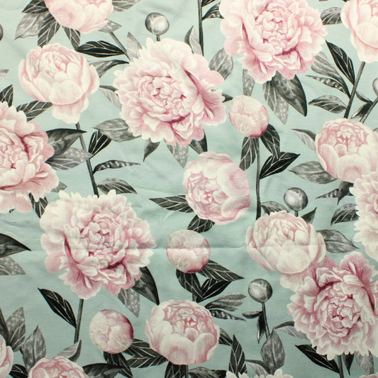 Nappinja vihreä-v.pun. Pioni Trikoo - Pala