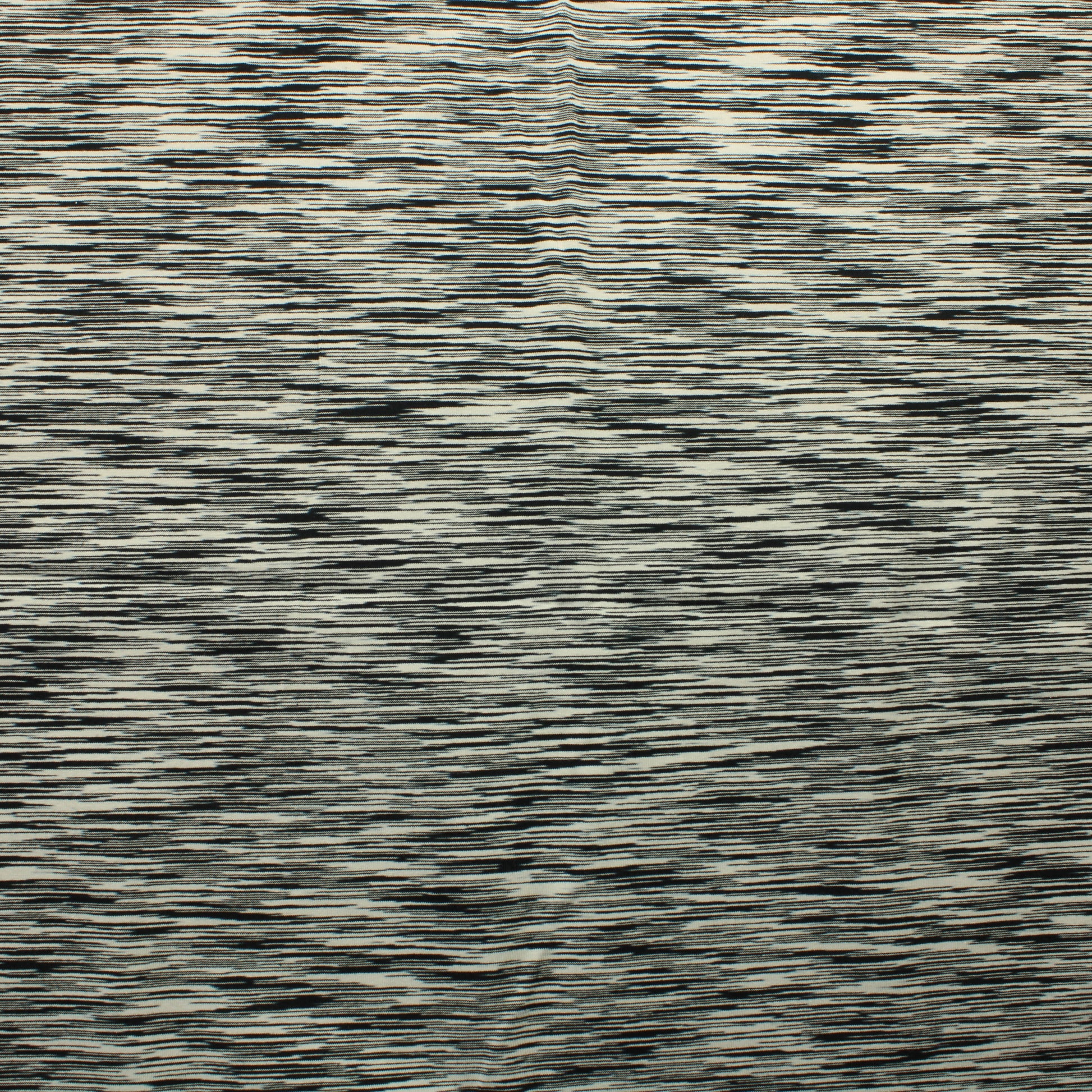 Nosh Musta-luonnonvalkoinen Trikoo - Pala