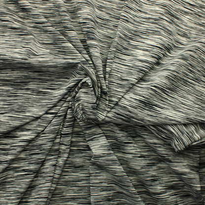 Nosh Musta-luonnonvalkoinen Trikoo - Pala