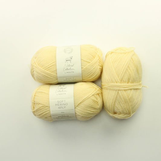 Novita Natural collection soft merino 4 ply - 205 Lankapussi 982
