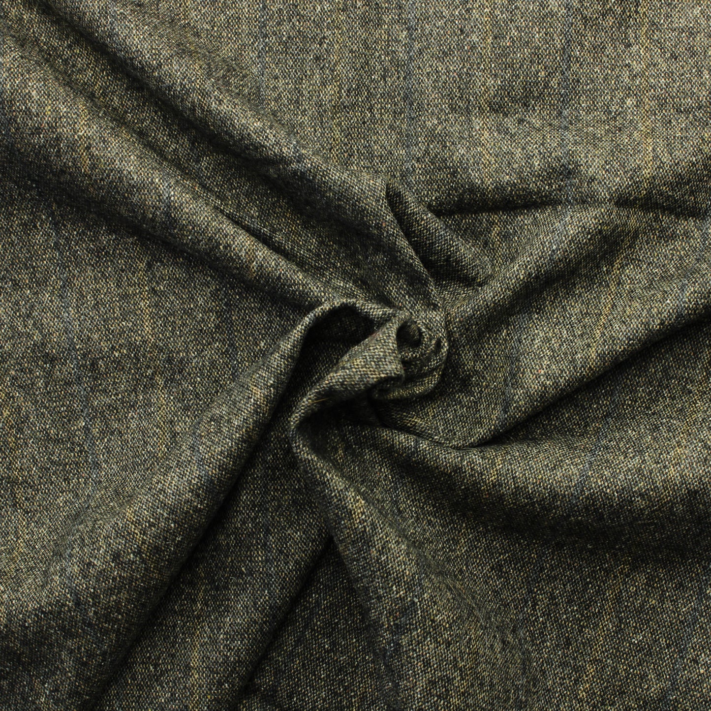 Harmaa pystyraitainen Villasekoitekangas - Palapaketti