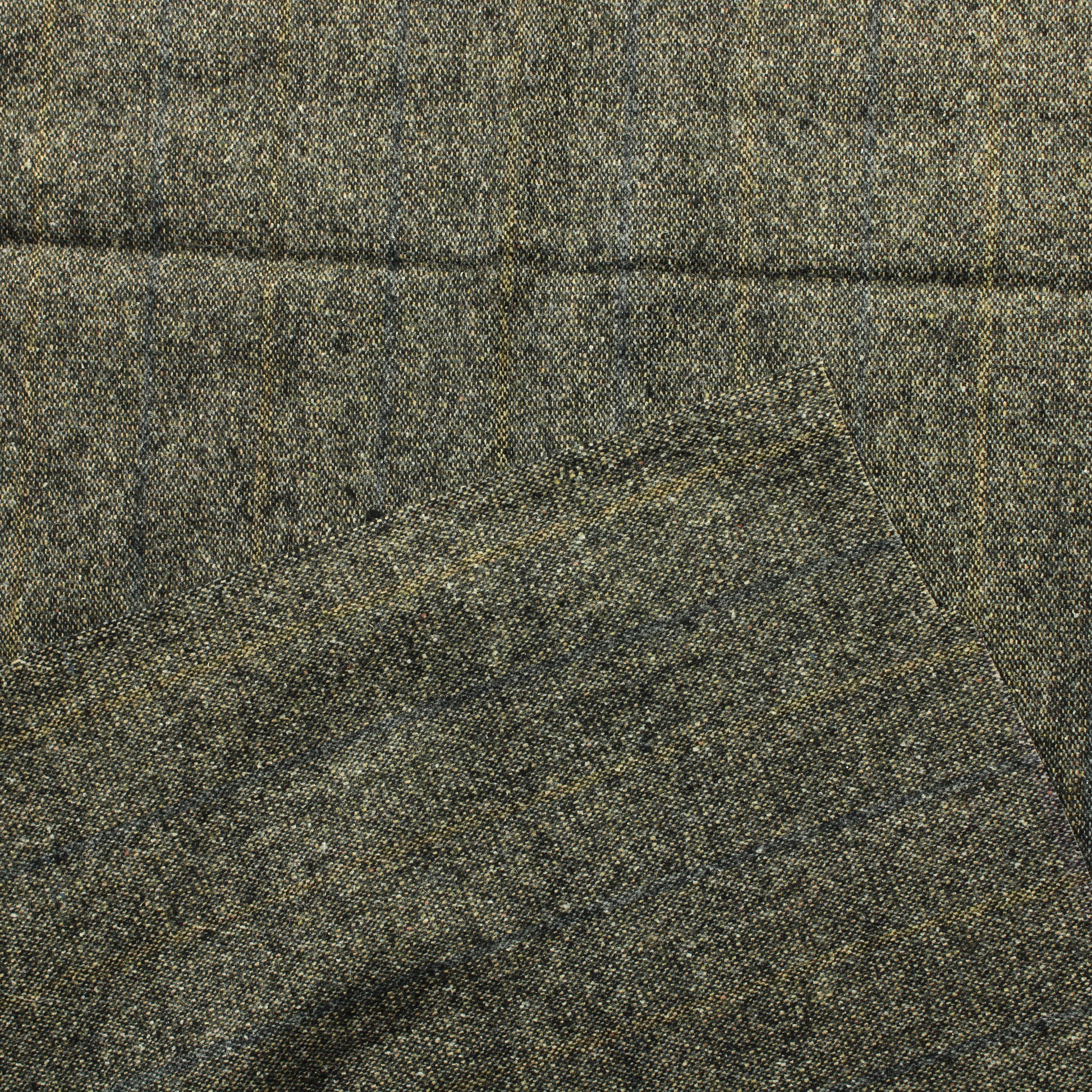 Harmaa pystyraitainen Villasekoitekangas - Palapaketti