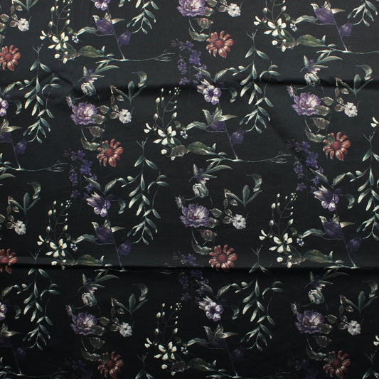 Tumma Kukikas Vaatetuskangas - Palapaketti