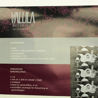 Vallila Talon Viini Blue Puuvillaverho - Pala