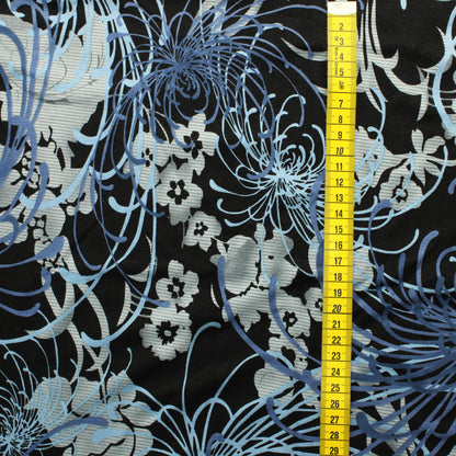 Sinikukkainen Ohut Trikoo - Pala