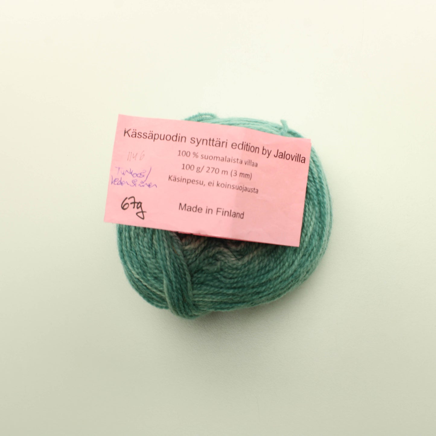 Jalovilla Kässäpuodin Synttäri edition 67g - Turkoosi