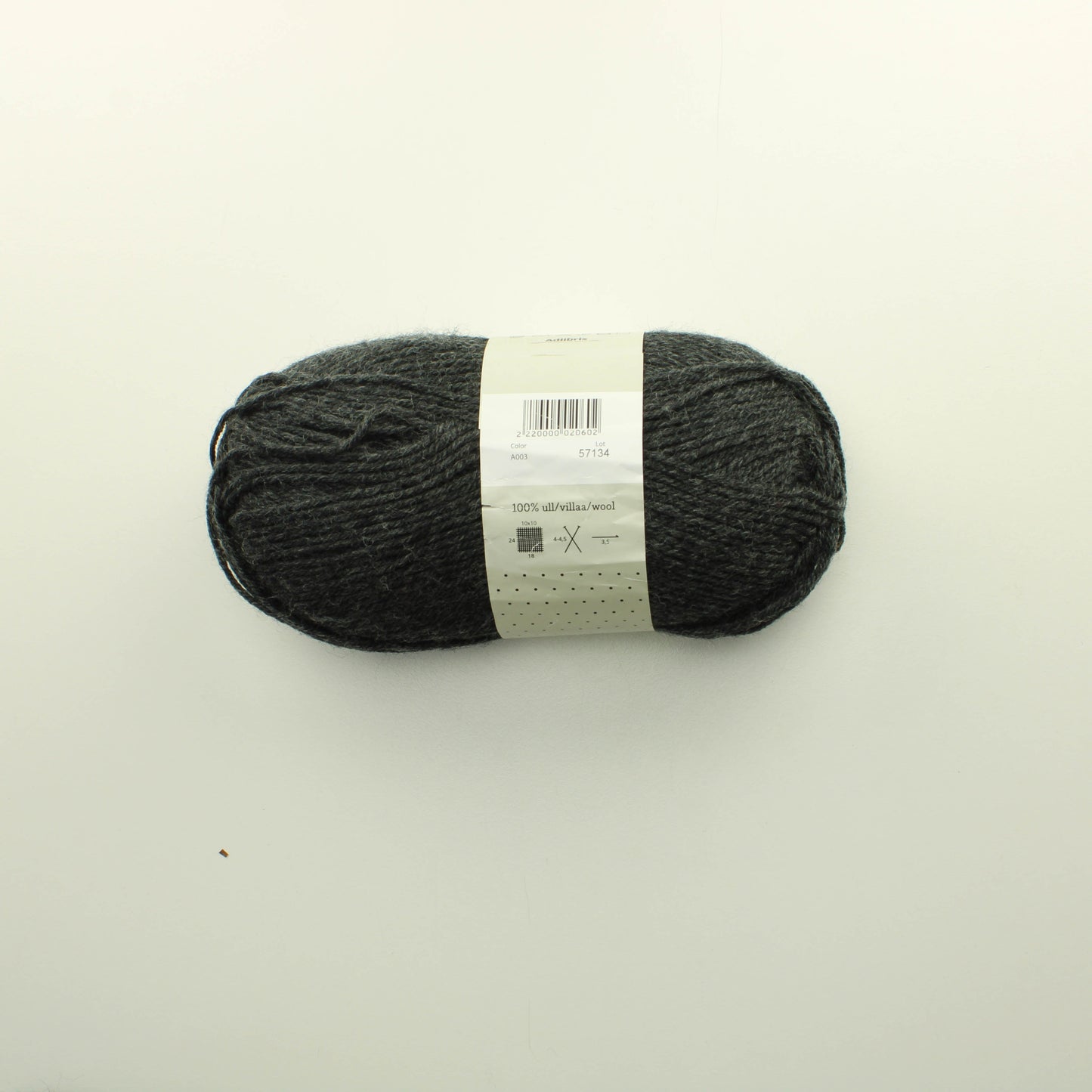 Create with Adlibris Wool - Dark Grey Lankapussi 301