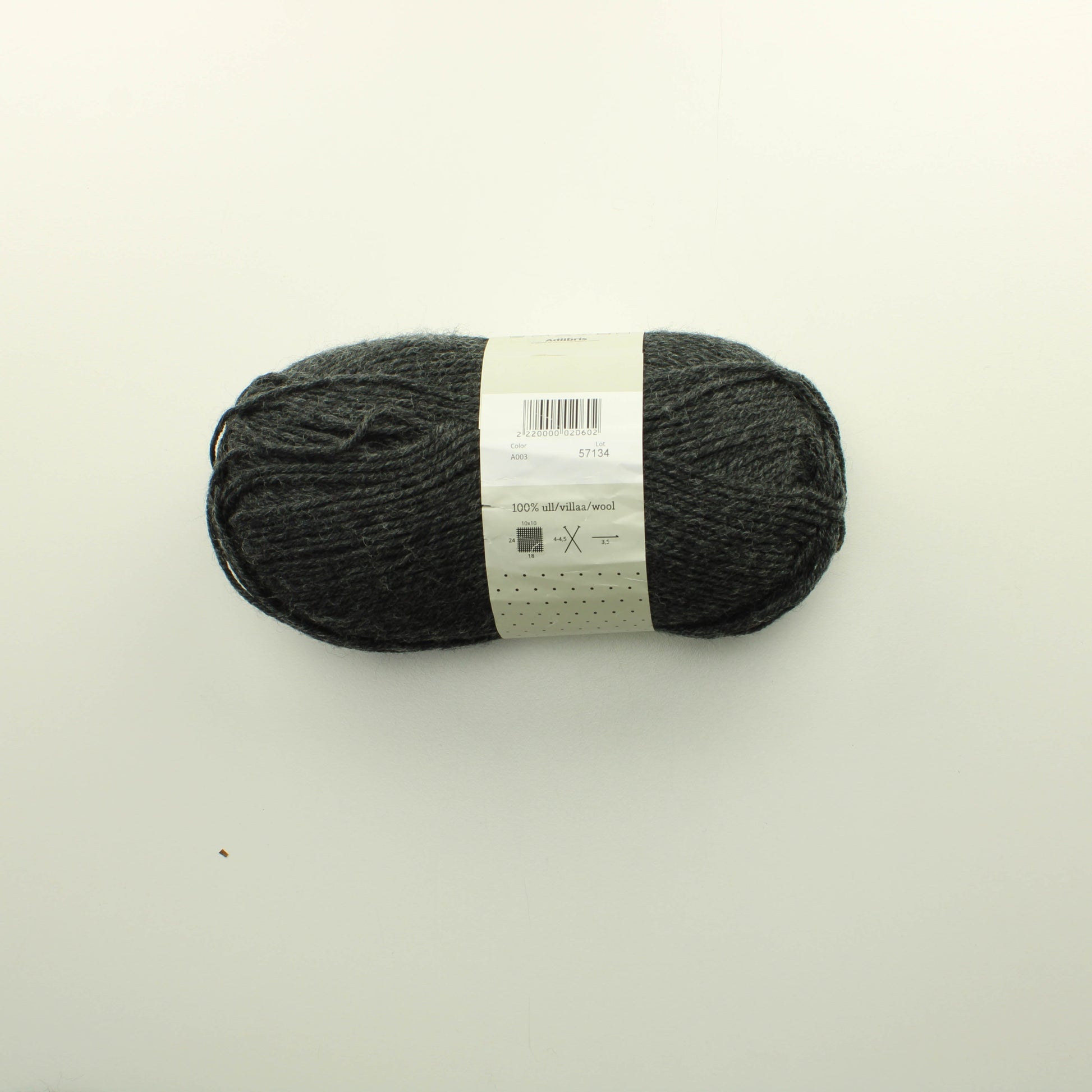 Create with Adlibris Wool - Dark Grey Lankapussi 301