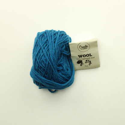 Create with Adlibris Wool 20g - Teal