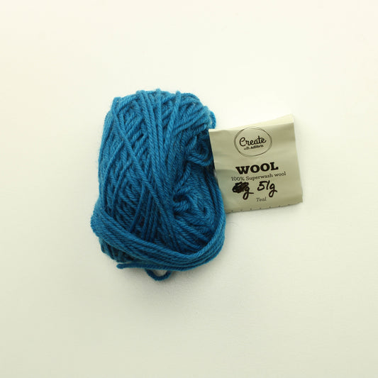 Create with Adlibris Wool 20g - Teal