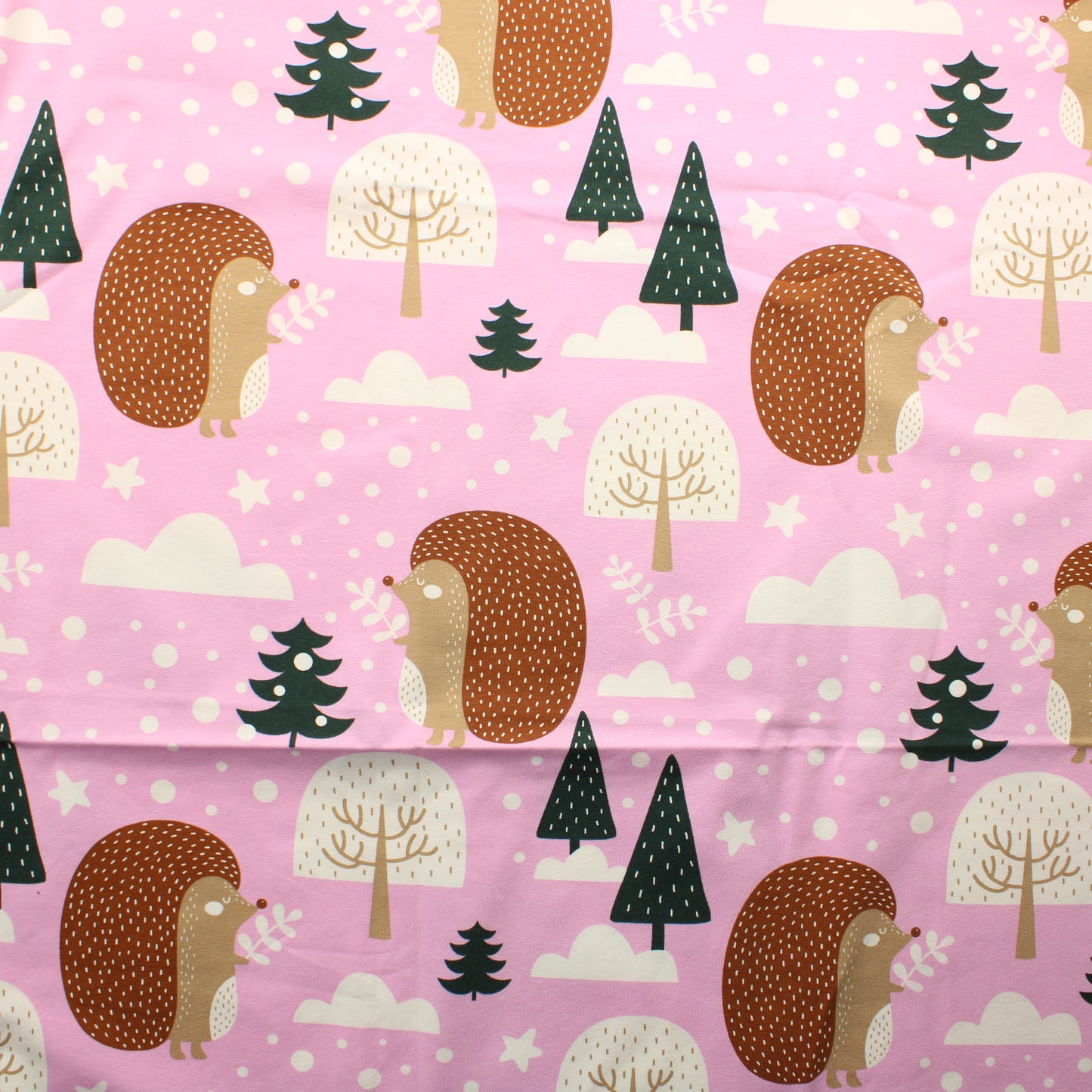 Kylmääntaittava Vaaleanpunainen Siili Trikoo - Pala