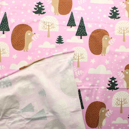 Kylmääntaittava Vaaleanpunainen Siili Trikoo - Pala