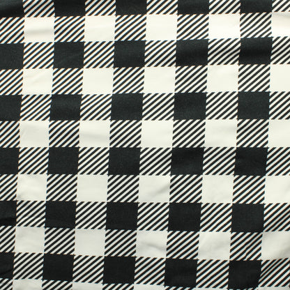 Mustavalko ruudullinen Trikoo - Pala