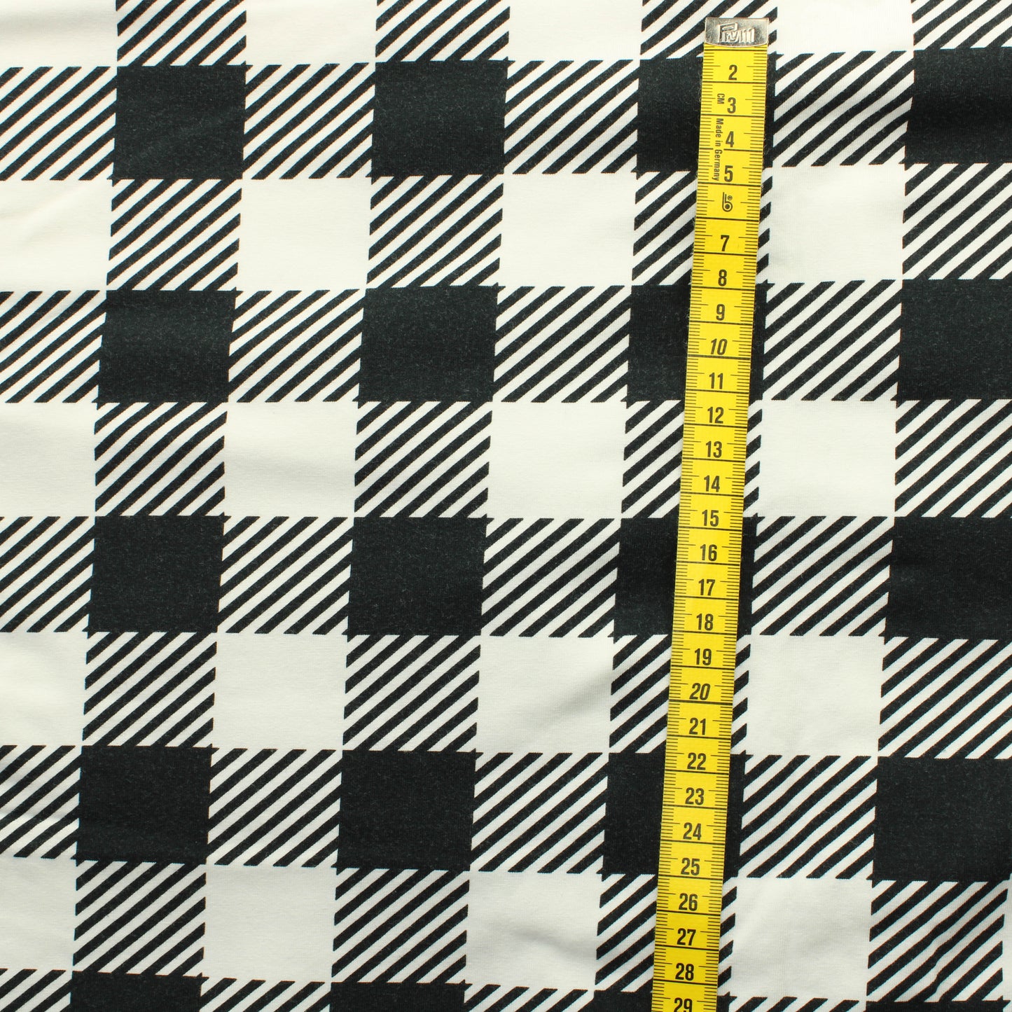 Mustavalko ruudullinen Trikoo - Pala