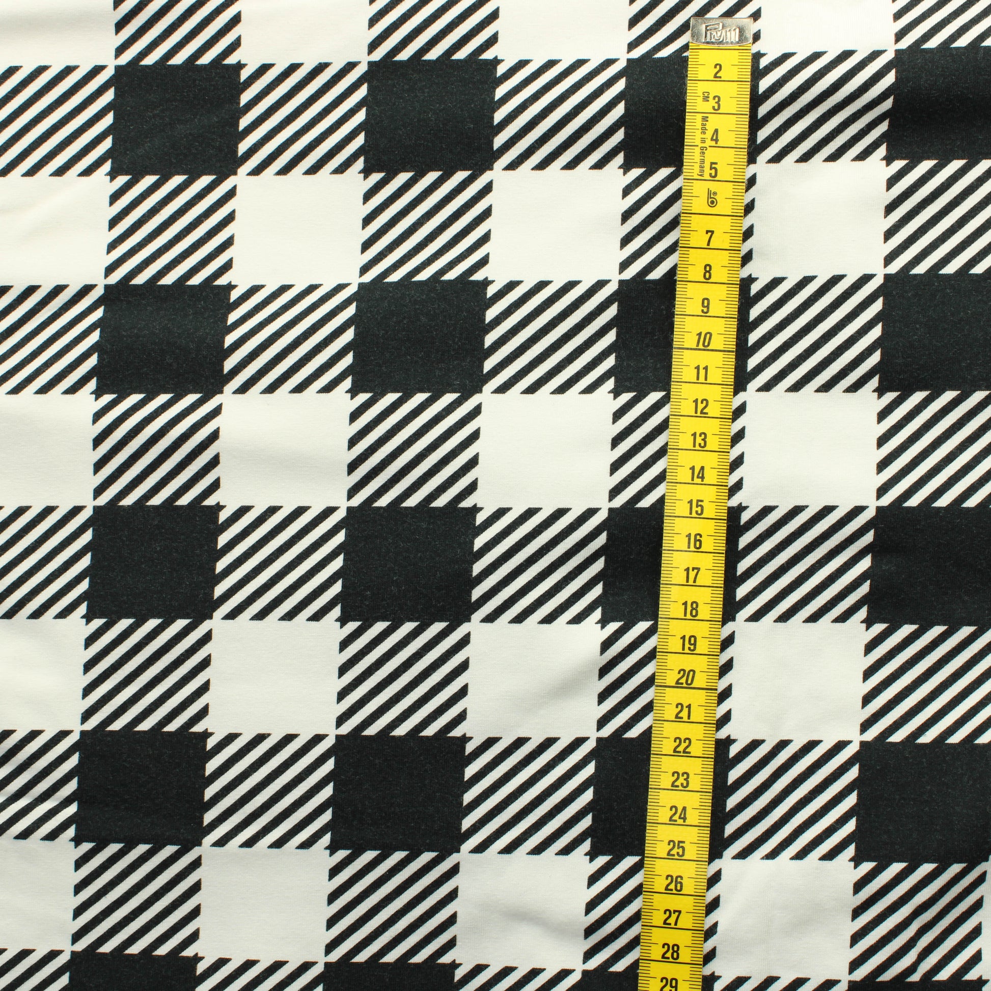 Mustavalko ruudullinen Trikoo - Pala