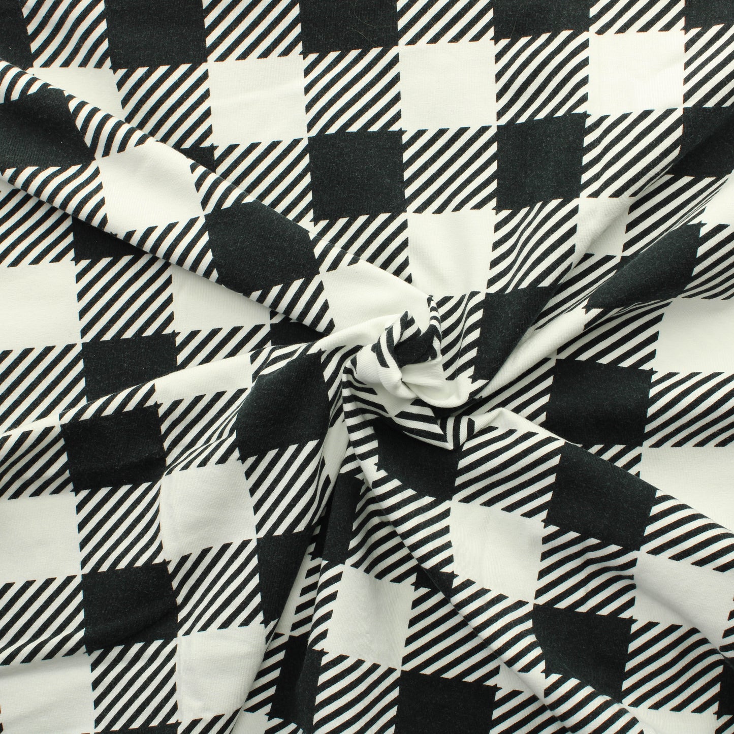 Mustavalko ruudullinen Trikoo - Pala