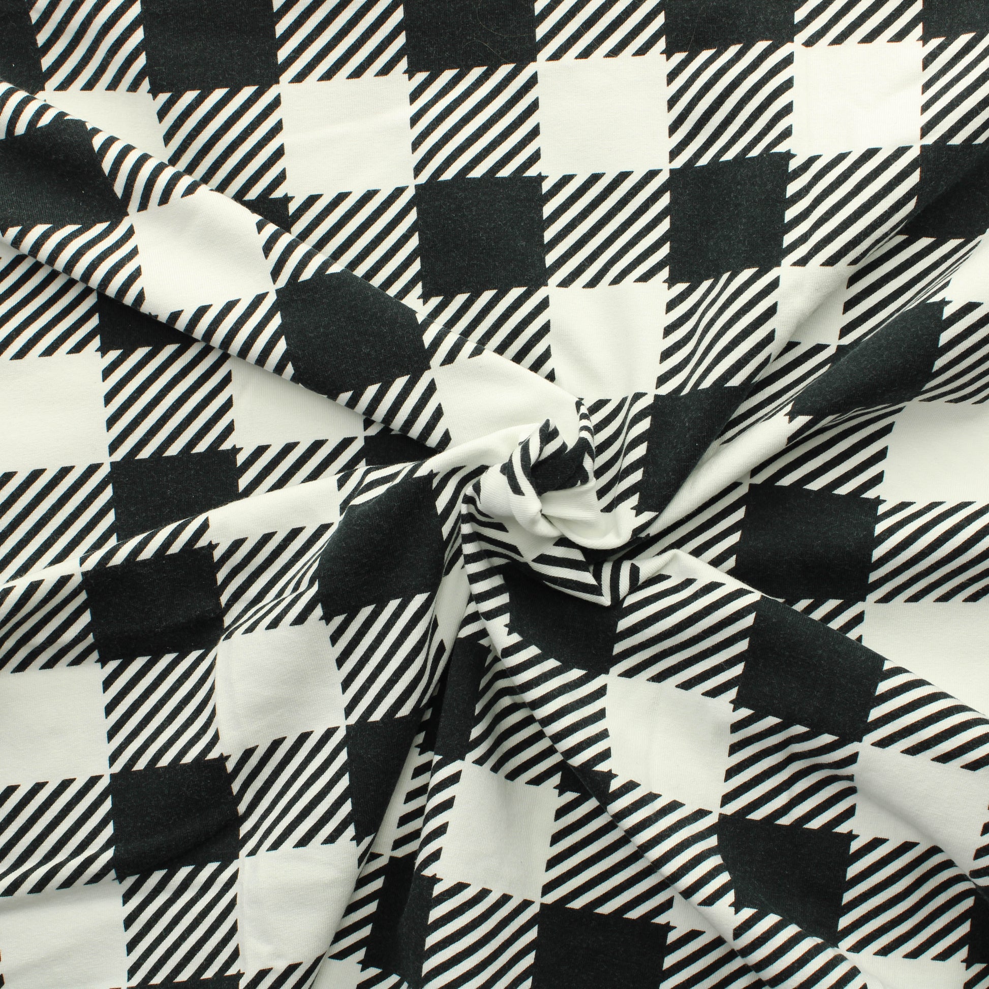 Mustavalko ruudullinen Trikoo - Pala