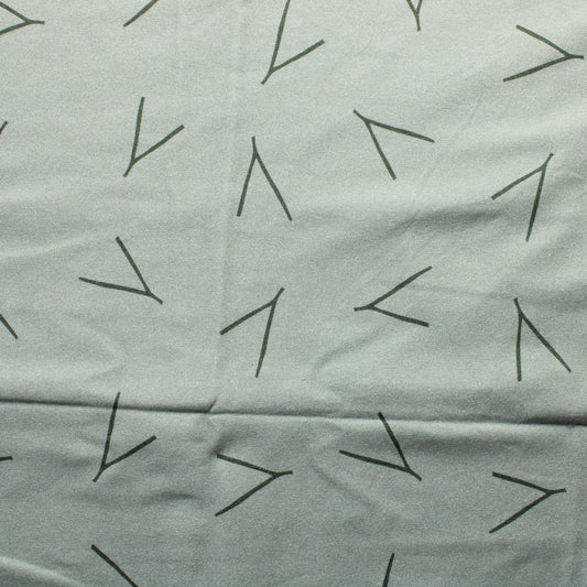 Harmaa mustakuvioinen Trikoo - Pala