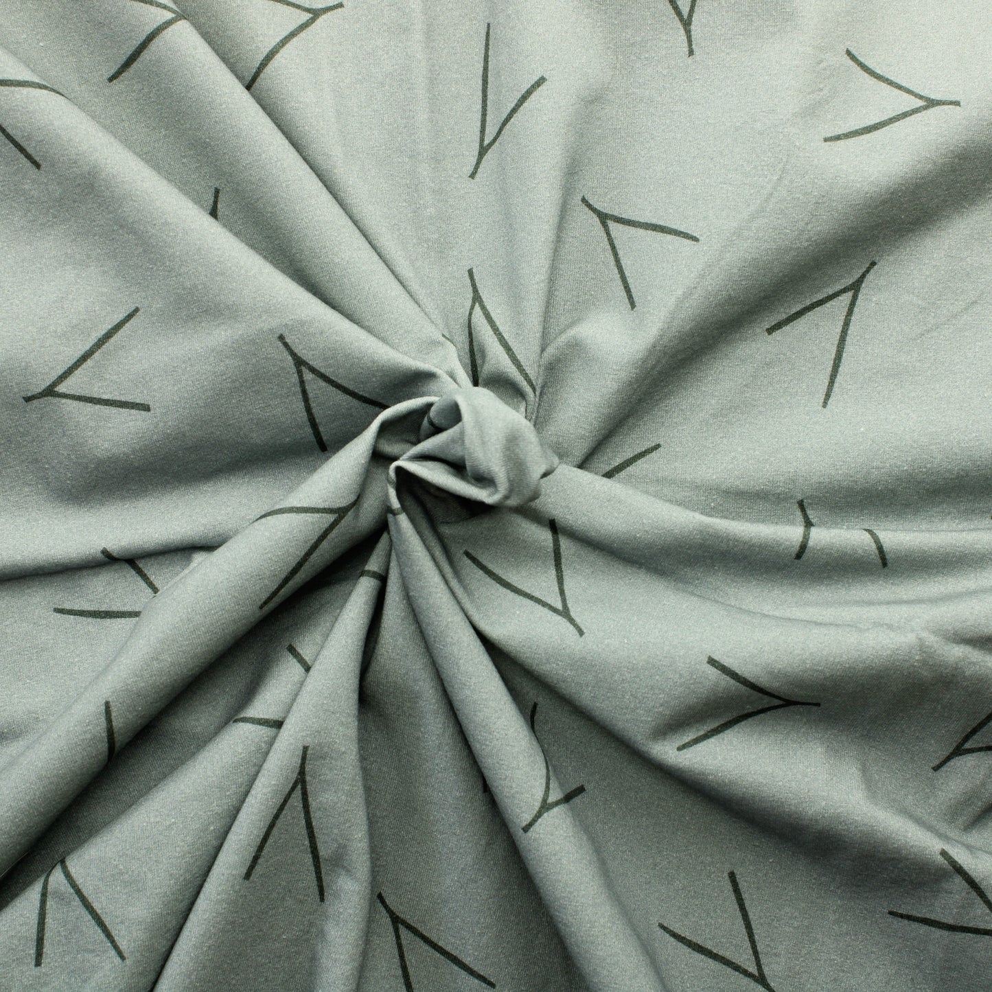 Harmaa mustakuvioinen Trikoo - Pala